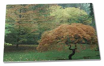 Autumn Trees Extra Large Toughened Glass Cutting, Chopping Board