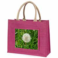 Dandelion Seeds Large Pink Shopping Bag Christmas Present Idea