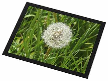 Dandelion Seeds Black Rim Glass Placemat Animal Table Gift