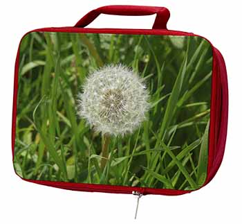 Dandelion Seeds Insulated Red School Lunch Box/Picnic Bag