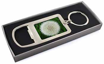 Dandelion Fairy Chrome Metal Bottle Opener Keyring in Box Gift Idea