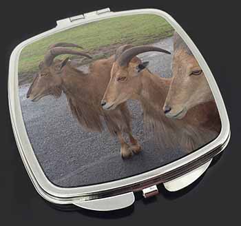 Three Cheeky Goats Make-Up Compact Mirror