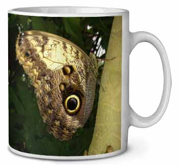 Owl Butterfly on Tree Ceramic Coffee Mug/Tea Cup