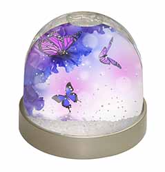 ButterFlies Snow Globe Photo Waterball