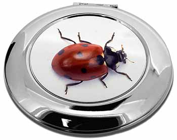 Close-Up Ladybird Print Make-Up Round Compact Mirror