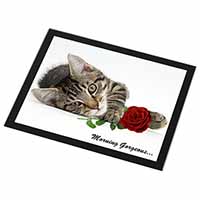 Kitten with Rose 