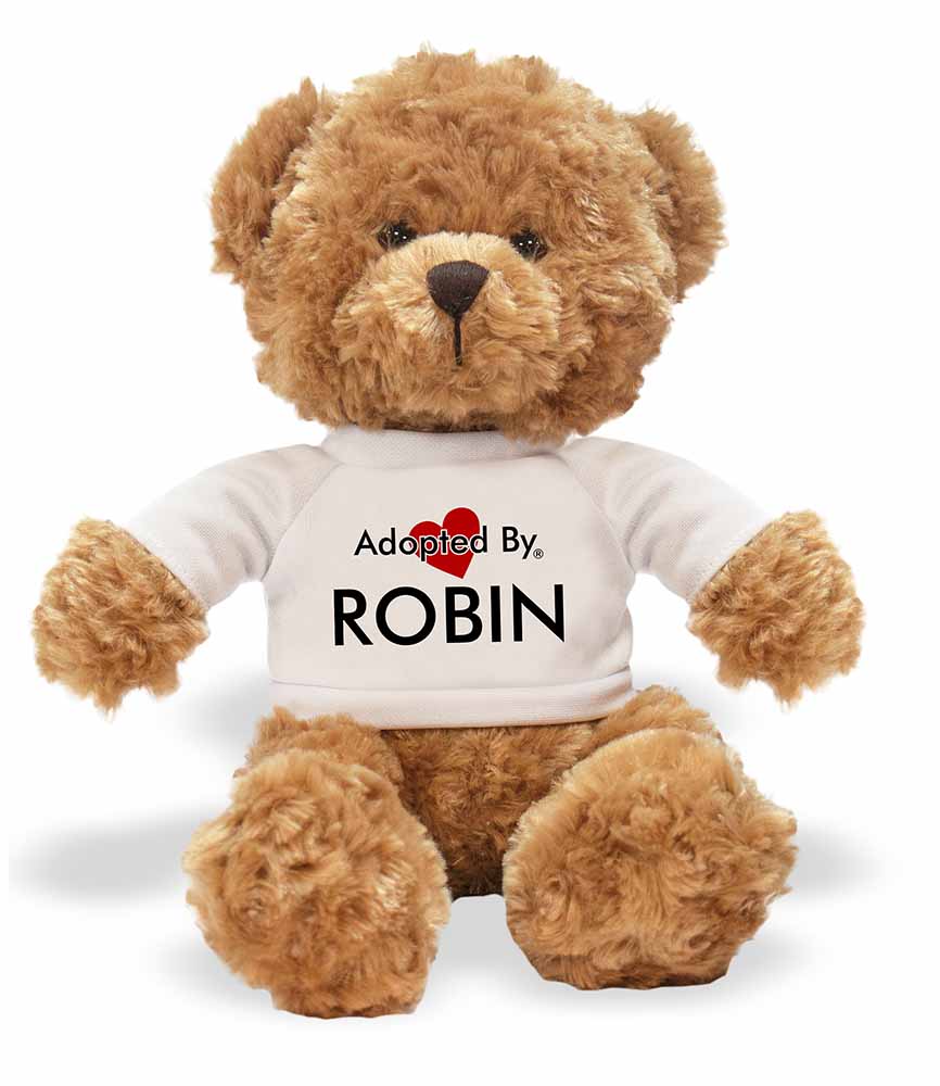 robin teddy bear