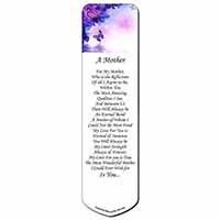 A Mother Poem Sentiment Bookmark, Book mark, Printed full colour