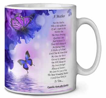 A Mother Poem Sentiment Ceramic Coffee Mug/Tea Cup