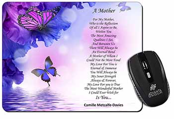 A Mother Poem Sentiment Computer Mouse Mat