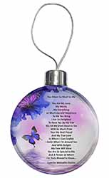 Love Poem for Someone Special Christmas Bauble