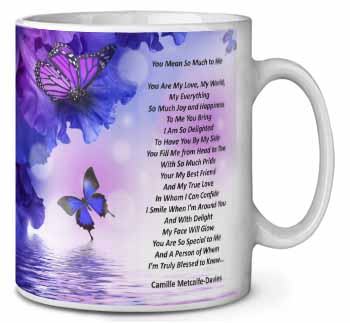 Love Poem for Someone Special Ceramic Coffee Mug/Tea Cup