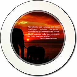 Elephants & Earth Quote Car or Van Permit Holder/Tax Disc Holder