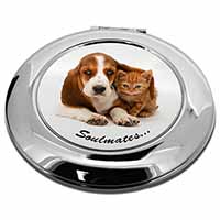 Basset Hound and Kitten 