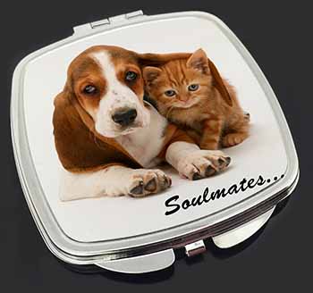 Basset Hound and Kitten 