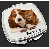 Basset Hound and Kitten 