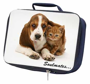 Basset Hound and Kitten 