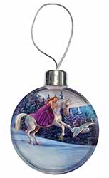 Unicorn, Owl & Fairy Christmas Bauble