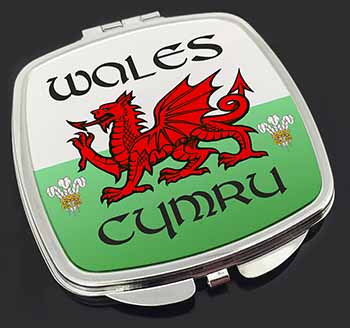 Wales Cymru Welsh Gift Make-Up Compact Mirror