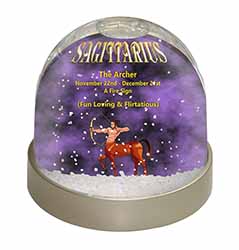 Sagittarius Star Sign of the Zodiac Snow Globe Photo Waterball